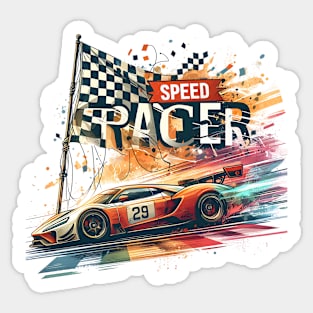 speed racing Sticker